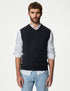 Pure Extra Fine Lambswool Sleeveless Jumper